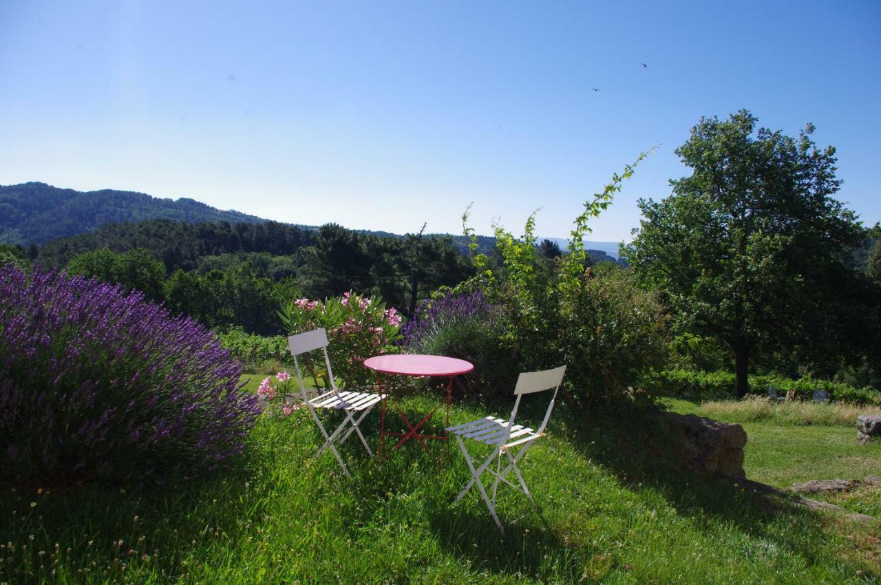 Hôtel La Haute Maurelle à Joannas Extérieur photo