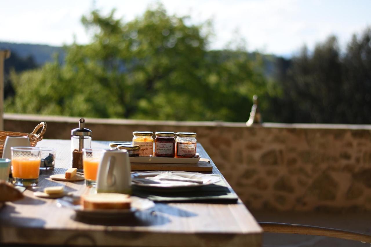 Hôtel La Haute Maurelle à Joannas Extérieur photo